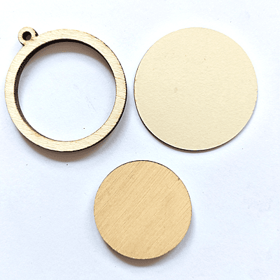 Mini Hoop Circle Veneer Medium