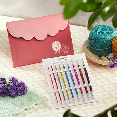 KnitPro Zing Single Ended Crochet Hook Set KnitPro Zing Single Ended Crochet Hook Set
