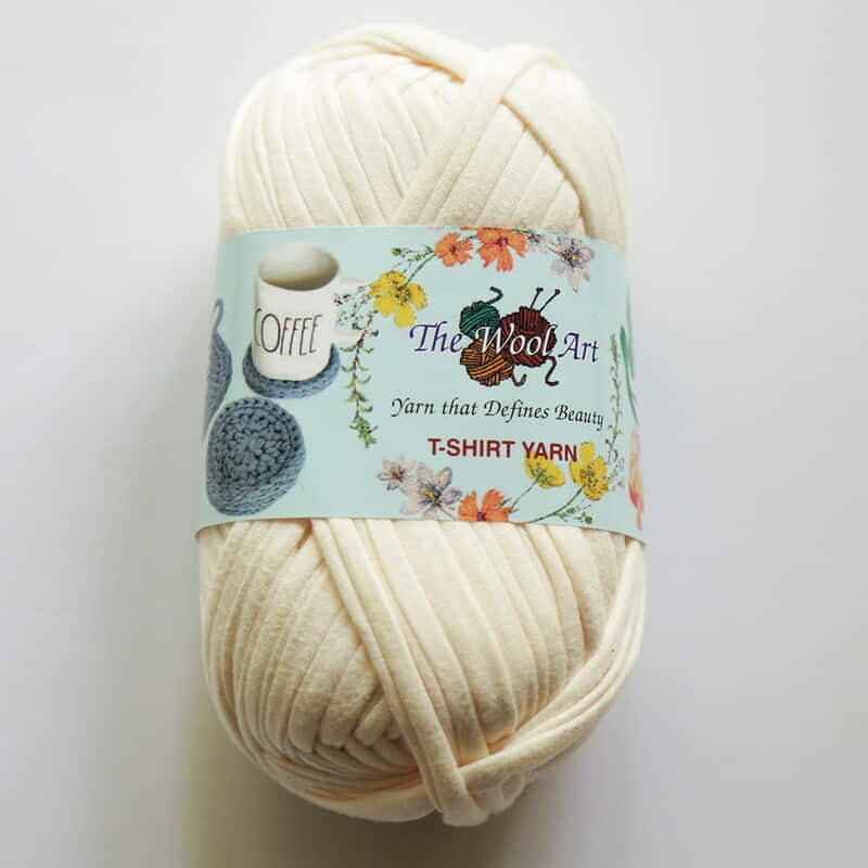 T-Shirt Yarn Cream T-Shirt Yarn Cream