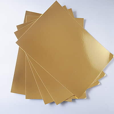 Mirror Sheets Gold A4 Mirror Sheets Gold A4