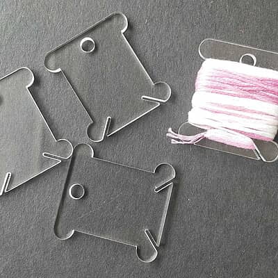 Floss Bobbin Transparent 3 mm Floss Bobbin Transparent 3 mm