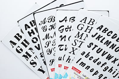 Alphabet Stencil