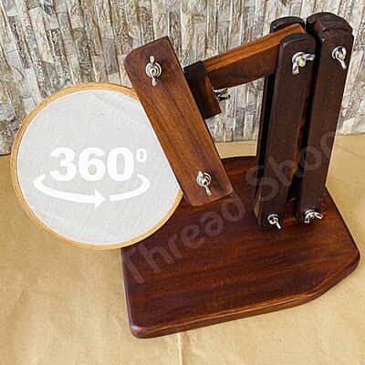 Embroidery Stand 2 in 1 Teak Wood Embroidery Stand 2 in 1 Teak Wood