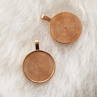 Pendant Dark Rose Gold Modal 104 Pendant Dark Rose Gold Modal 104