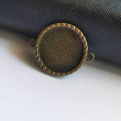 Antique Bronze Bracelet Bezel Modal 102 Antique Bronze Bracelet Bezel Modal 102