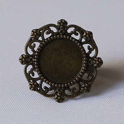 Finger Ring Antique Bronze Modal 02 Finger Ring Antique Bronze Modal 02