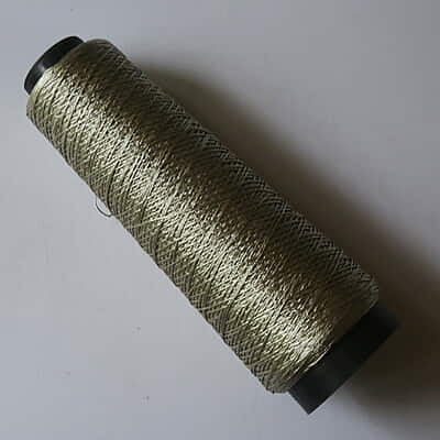 Zari Thread White Gold 6 Strand