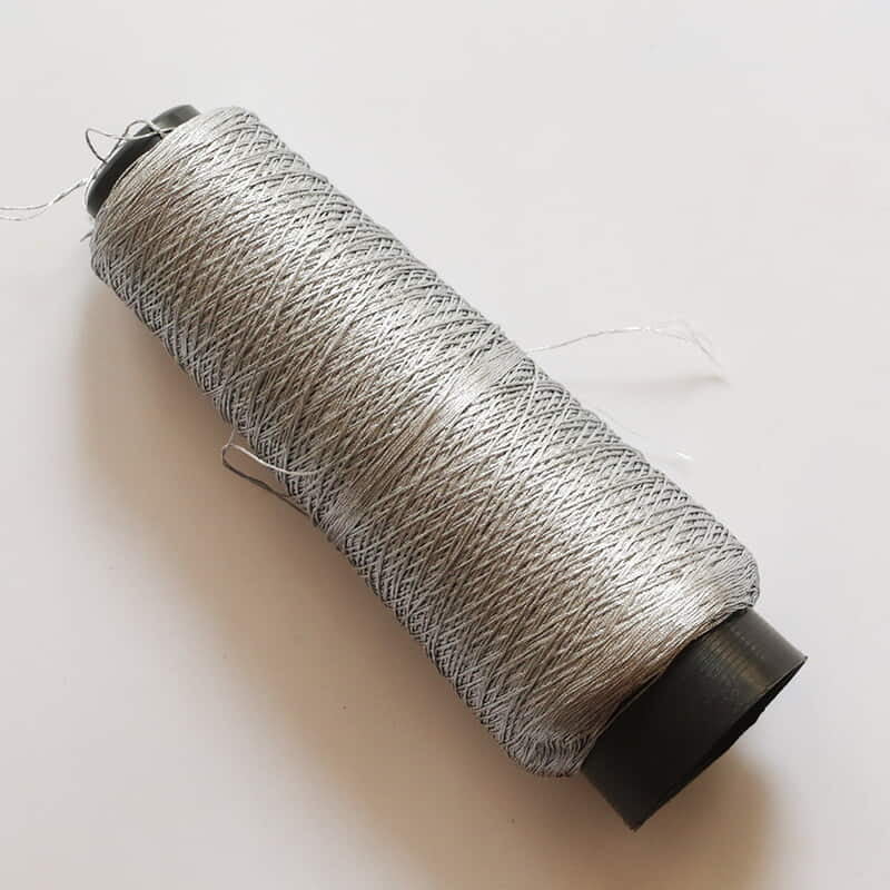 Zari Thread Silver 6 Strand Zari Thread Silver 6 Strand