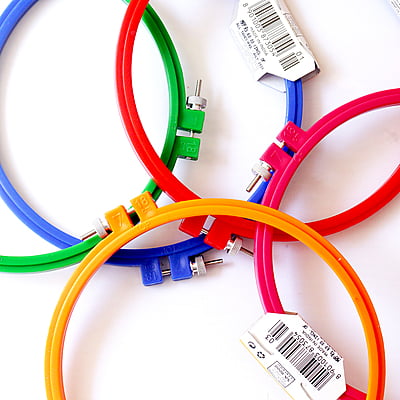 Pony Circle Fiber Hoop Assorted Colors Pony Circle Fiber Hoop Assorted Colors