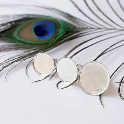Finger Ring Silver-Small-Small Finger Ring Silver-Small-Small
