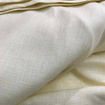 Pure Linen Fabric Off White Pure Linen Fabric Off White