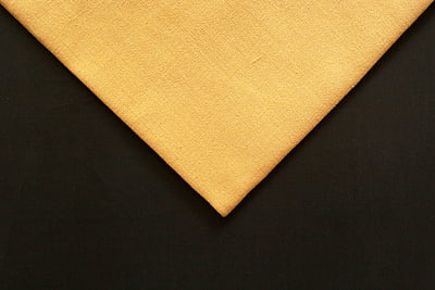 Casement Embroidery Fabric Golden Yellow