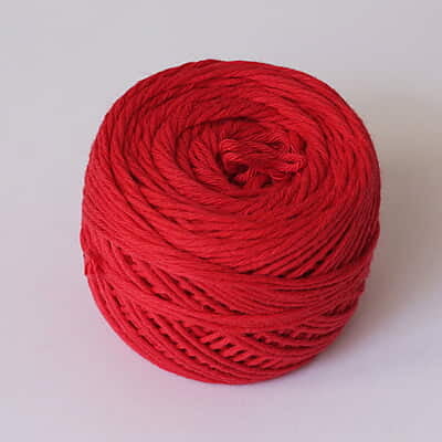 Cotton Yarn 8 Ply-Red Cotton Yarn 8 Ply-Red
