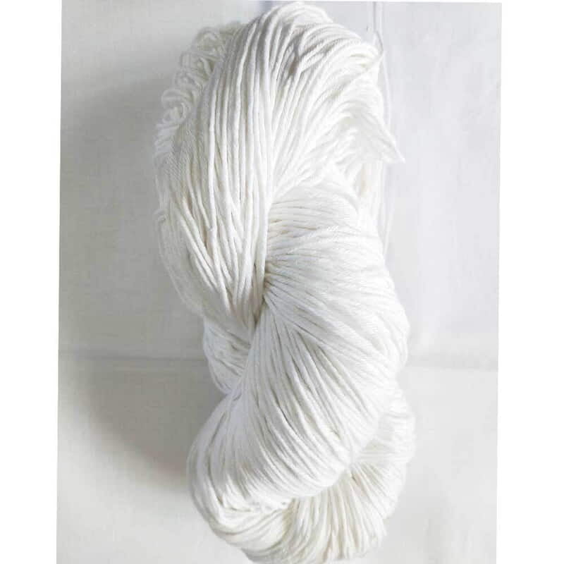 Cotton Yarn 4 Ply White Cotton Yarn 4 Ply White