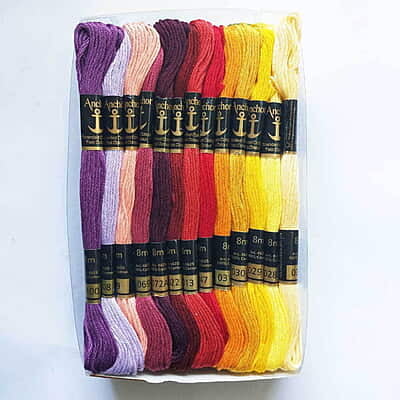 Anchor Embroidery Thread Set 01111 - 50 pcs Anchor Embroidery Thread Set 01111 - 50 pcs