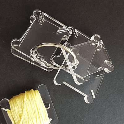 Floss Bobbin Transparent 5mm Floss Bobbin Transparent 5mm