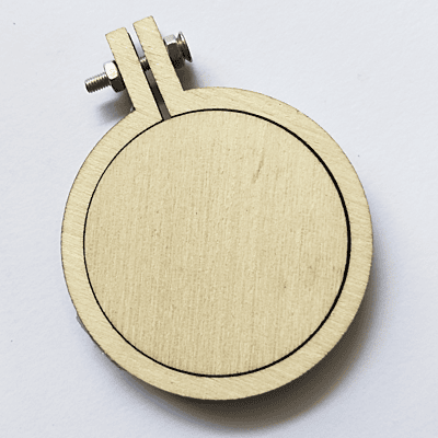 Mini Hoop Circle With Screw Veneer 5.5 cm Mini Hoop Circle With Screw Veneer 5.5 cm