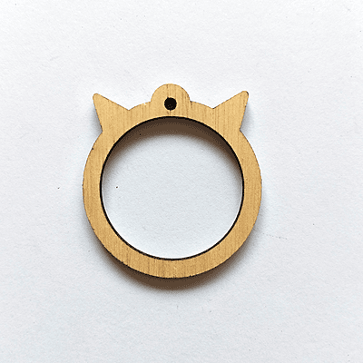 Mini Hoop Cat Veneer Medium Mini Hoop Cat Veneer Medium
