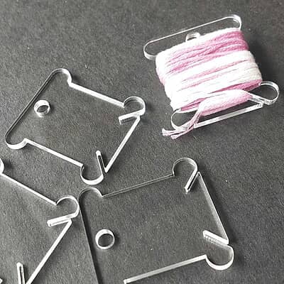 Floss Bobbin Transparent 3 mm Floss Bobbin Transparent 3 mm