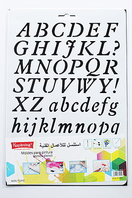 Alphabet Stencil