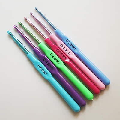Crochet Hooks With Handle 6 Pcs Crochet Hooks With Handle 6 Pcs
