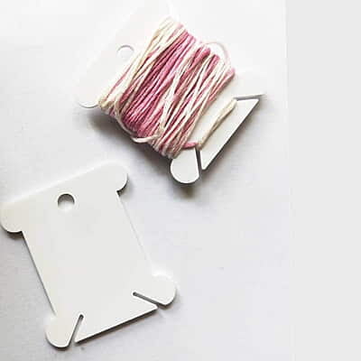 Floss Bobbin White 2 mm Floss Bobbin White 2 mm