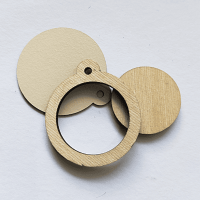Mini Hoop Circle Veneer Small Mini Hoop Circle Veneer Small