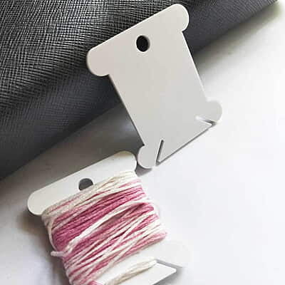 Floss Bobbin White 2 mm Floss Bobbin White 2 mm