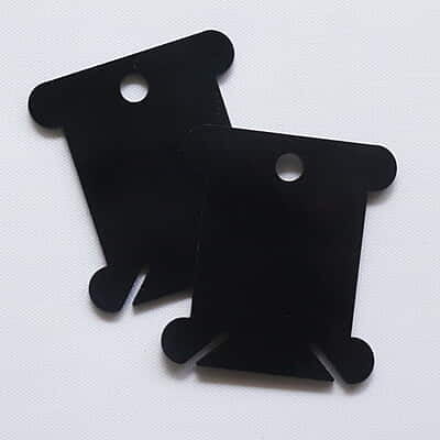 Floss Bobbin Black 2 mm Floss Bobbin Black 2 mm