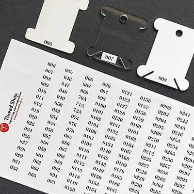 Anchor Floss Number Stickers Anchor Floss Number Stickers