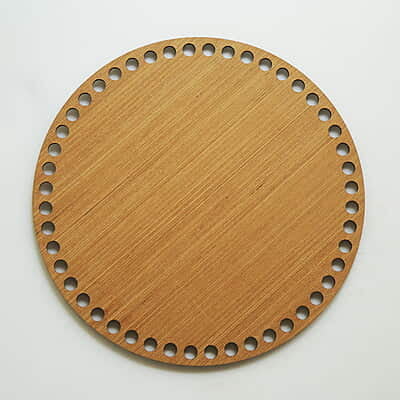 Crochet basket base