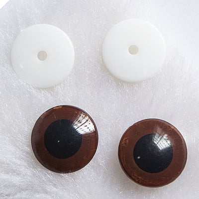 Safety Eyes Coloured Brown Safety Eyes Coloured Brown