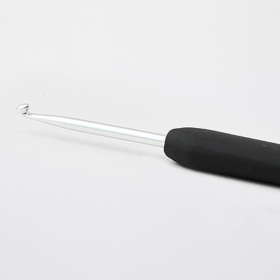 KnitPro Steel Crochet Hook with Black Handle KnitPro Steel Crochet Hook with Black Handle
