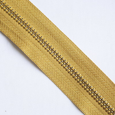 Bag Zip With Golden Teeth Bag Zip With Golden Teeth