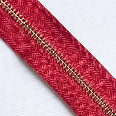 Bag Zip With Golden Teeth Bag Zip With Golden Teeth