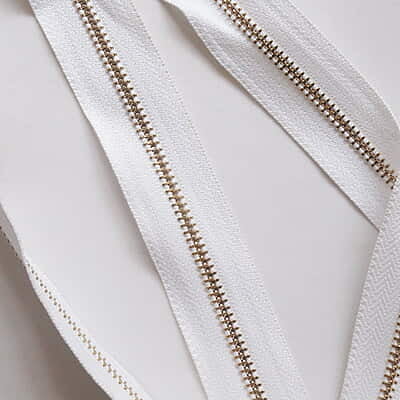 Bag Zip With Golden Teeth Bag Zip With Golden Teeth