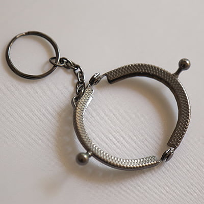 Purse frame with Key Chain 5 cm Purse frame with Key Chain 5 cm