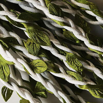 Waxed Leaf Jute Lace Waxed Leaf Jute Lace