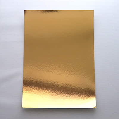 Mirror Sheets Gold A4