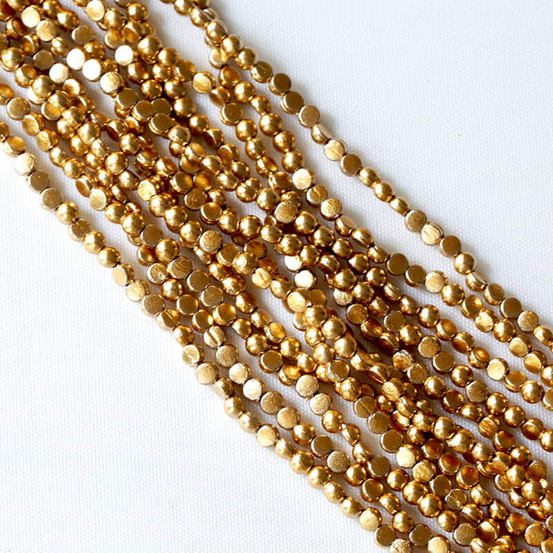 Half Cut Beads 4mm Half Cut Beads 4mm