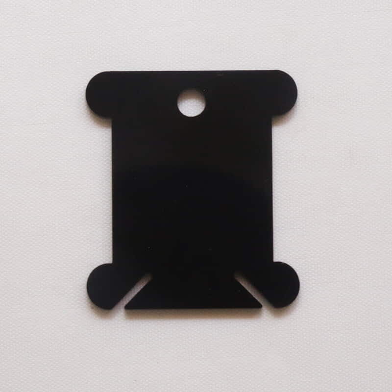 Floss Bobbin Black 2 mm Floss Bobbin Black 2 mm