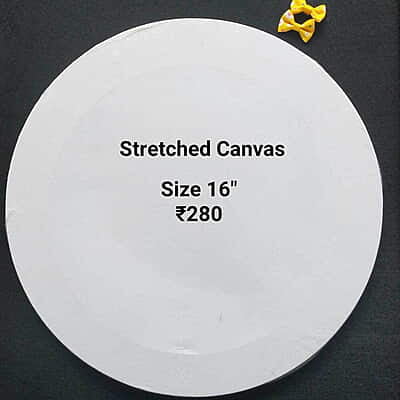 Stretched Canvas Circle