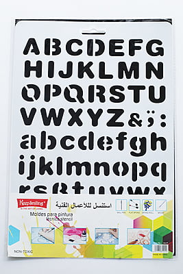 Alphabet Stencil