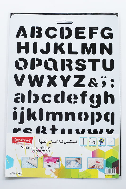 Alphabet Stencil