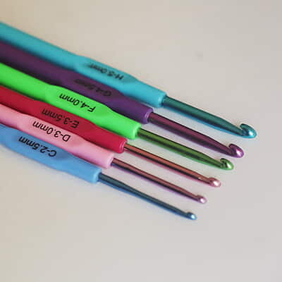 Crochet Hooks With Handle 6 Pcs