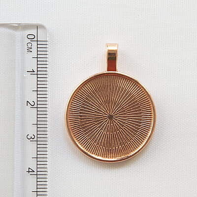 Pendant  Dark Rose Gold Modal 104
