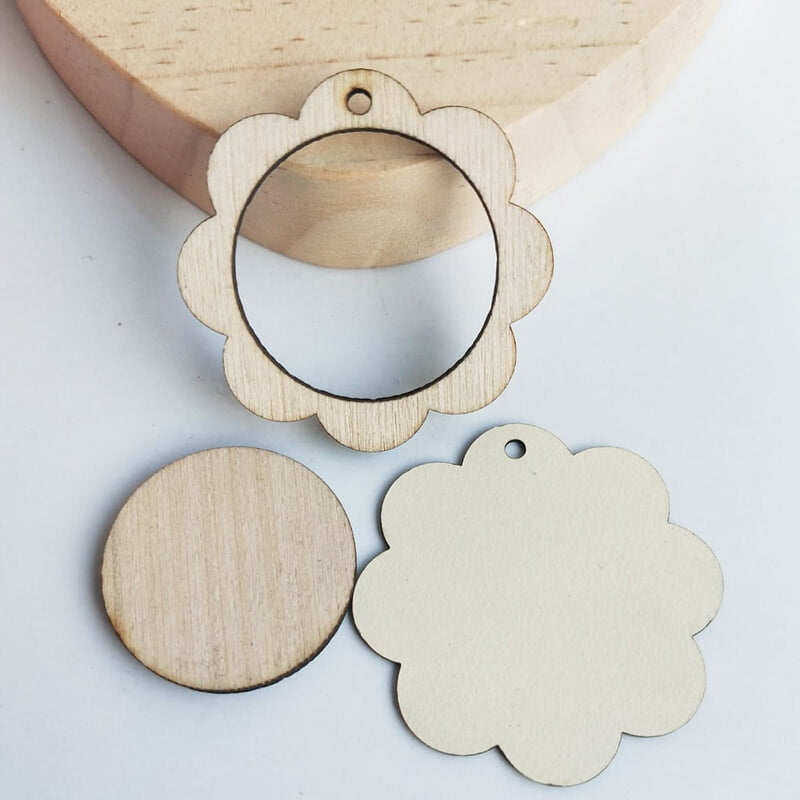 Mini Hoop Flower Veneer 4cm Mini Hoop Flower Veneer 4cm
