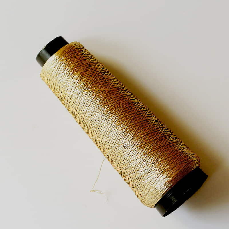 Zari Thread Rose Gold 6 Strand Zari Thread Rose Gold 6 Strand