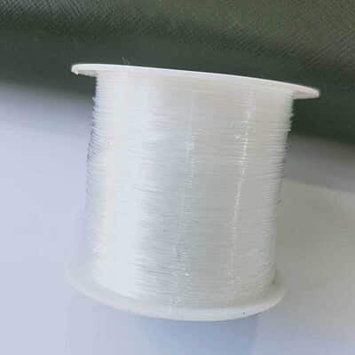 Nylon Thread White Transparent 0.50 mm Nylon Thread White Transparent 0.50 mm