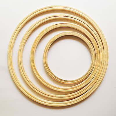 Circle Wooden Hoop Without Screw Circle Wooden Hoop Without Screw